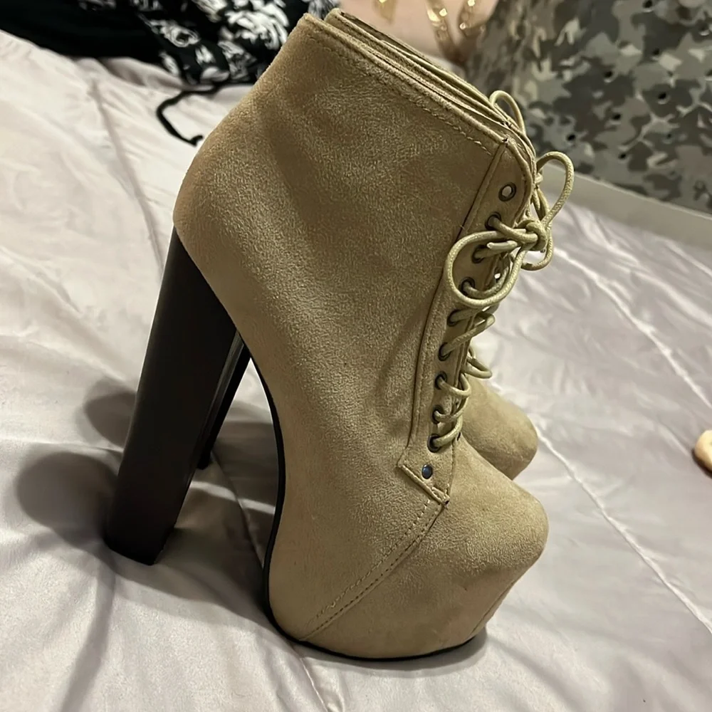 Nude Booties - Picture 3 of 7